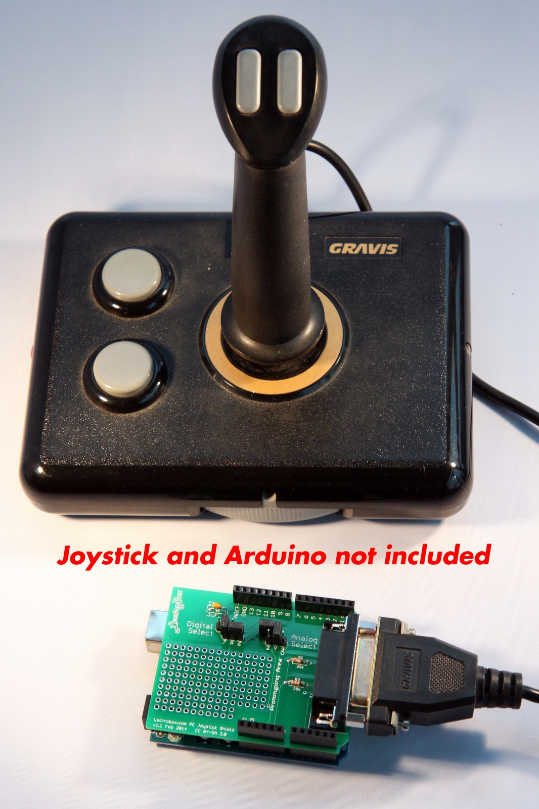 Arduino Shield for PC Game Joysticks
